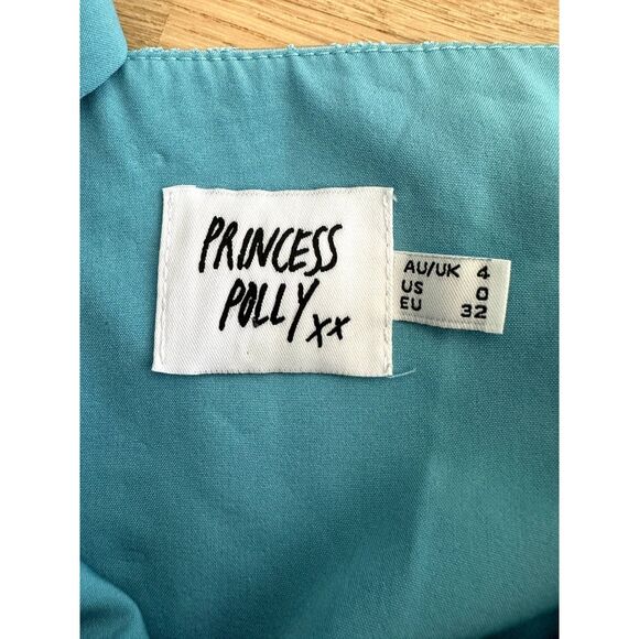 Princess Polly Day Dreaming Corset Top Blue size 0 Coquette Rococo Y2k Style - Picture 4 of 9